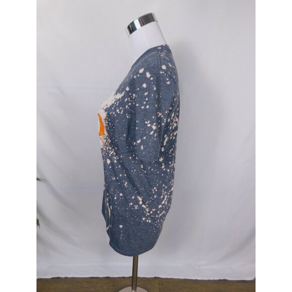 Resting Witch Face Tee – Bleach Dye Gildan Cotton – Size S – Excellent Condition - Picture 9 of 11